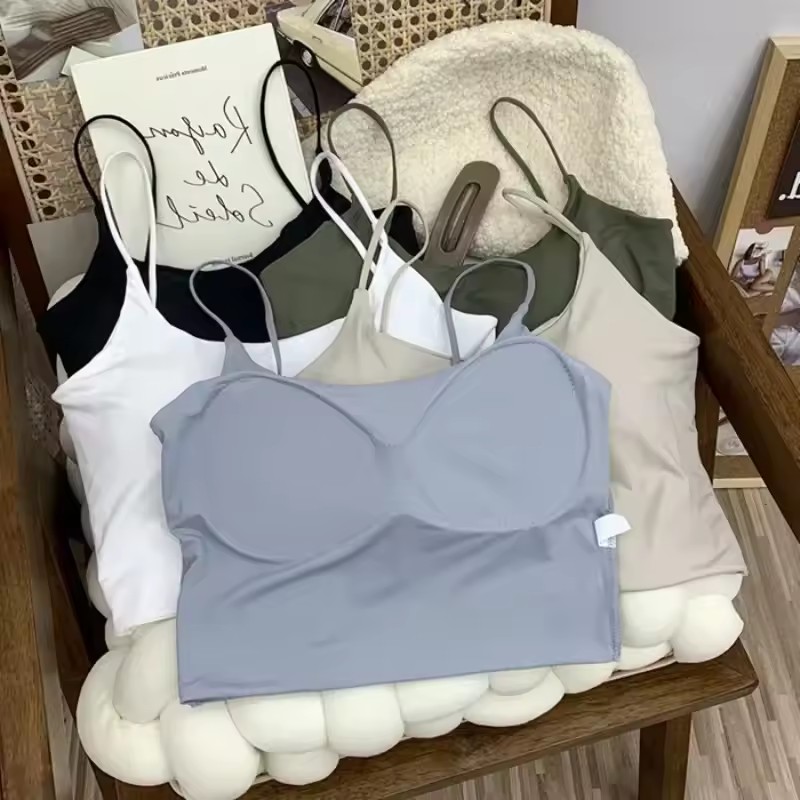 Women Seamless Ice Silk Padded - T Shirt Bra Seamless avis et prix