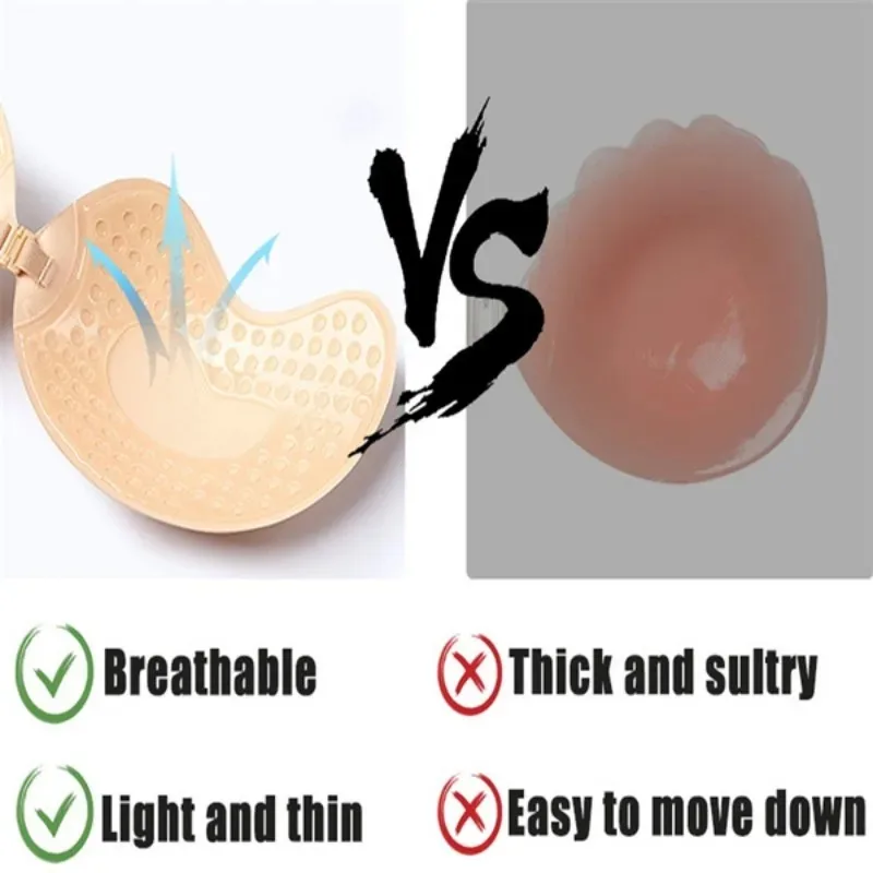 1/2Pc Invisible Push Up Bra Su - Push Up Bra Silicone avis et prix