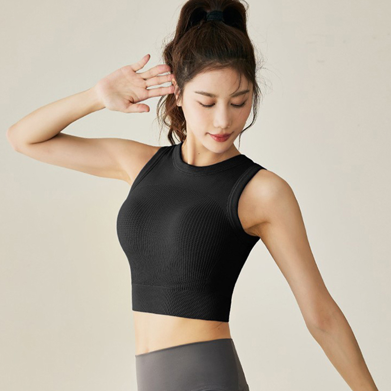 Women's Candy-Colored Yoga Tan - T Shirt Bra Seamless avis et prix