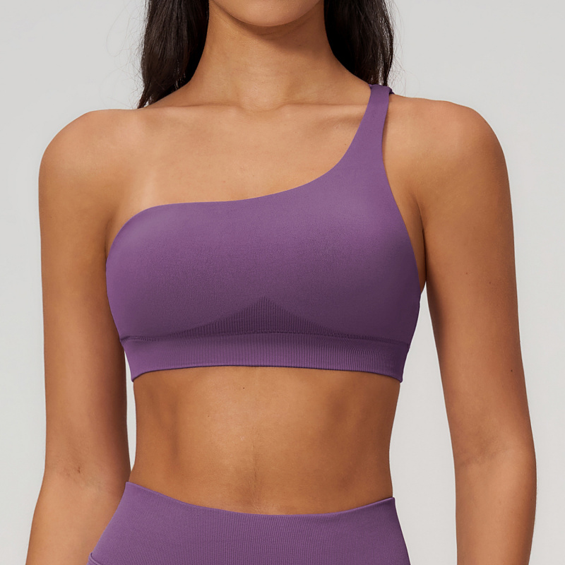 Spring Single-Shoulder Sporty  - Sports Bra Racerback avis et prix