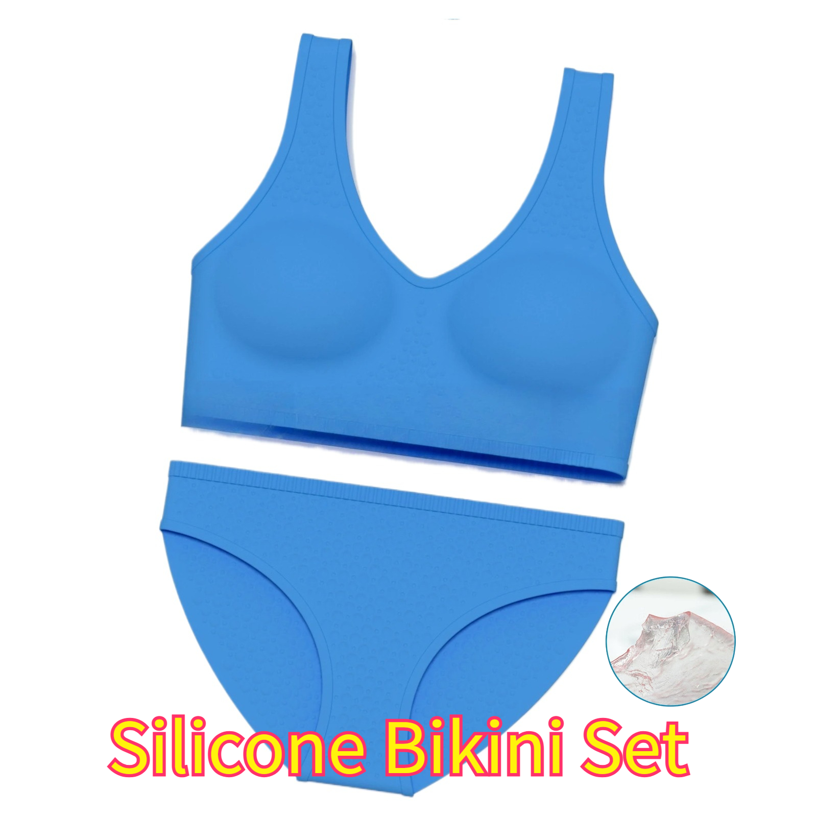 Silicone Women Swim Bikini Set - Minimizer Bra Women avis et prix