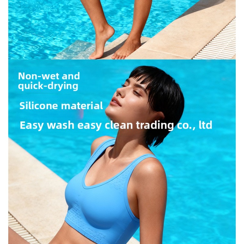 Silicone Women Swim Bikini Set - Minimizer Bra Women avis et prix