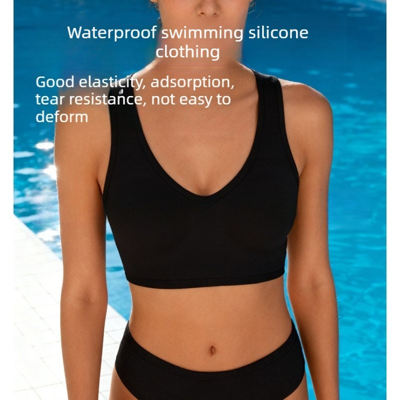 Silicone Women Swim Bikini Set - Minimizer Bra Women avis et prix