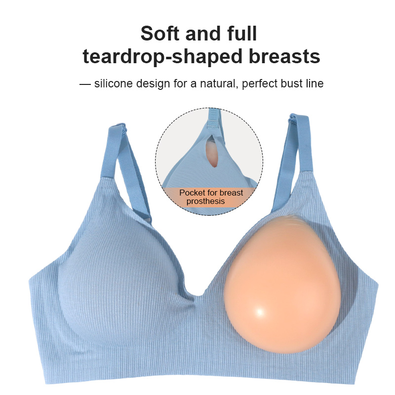 Silicone Breast Mastectomy Bra - Mastectomy Bra Pocket avis et prix