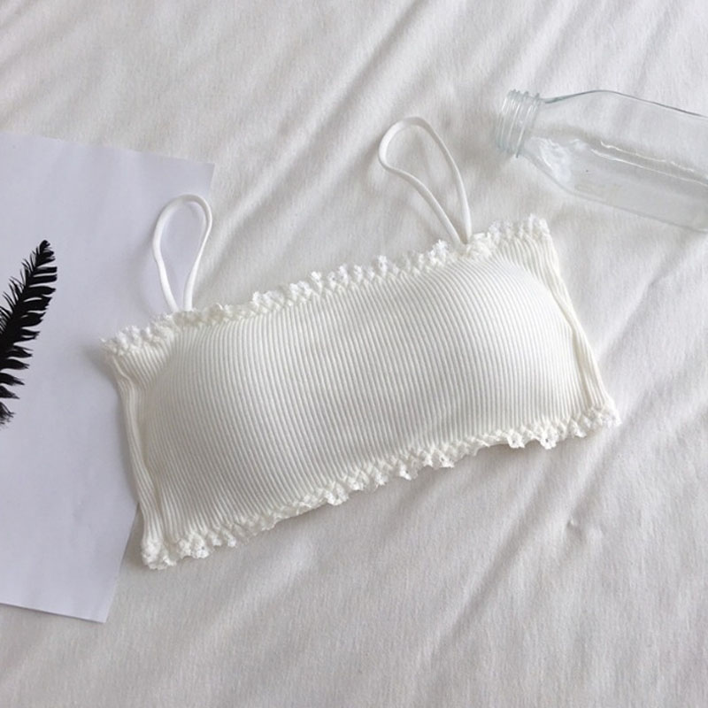 Women's Cotton Bra Female Tube - T Shirt Bra Seamless avis et prix