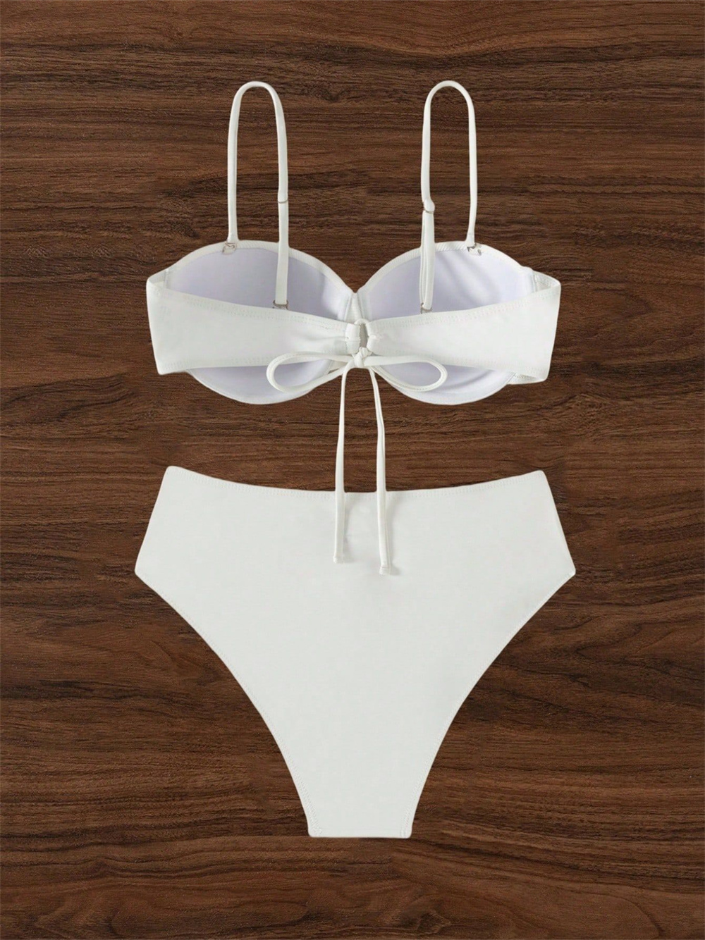White Sling Bikini Bra Back La - Underwire Bra Padded avis et prix