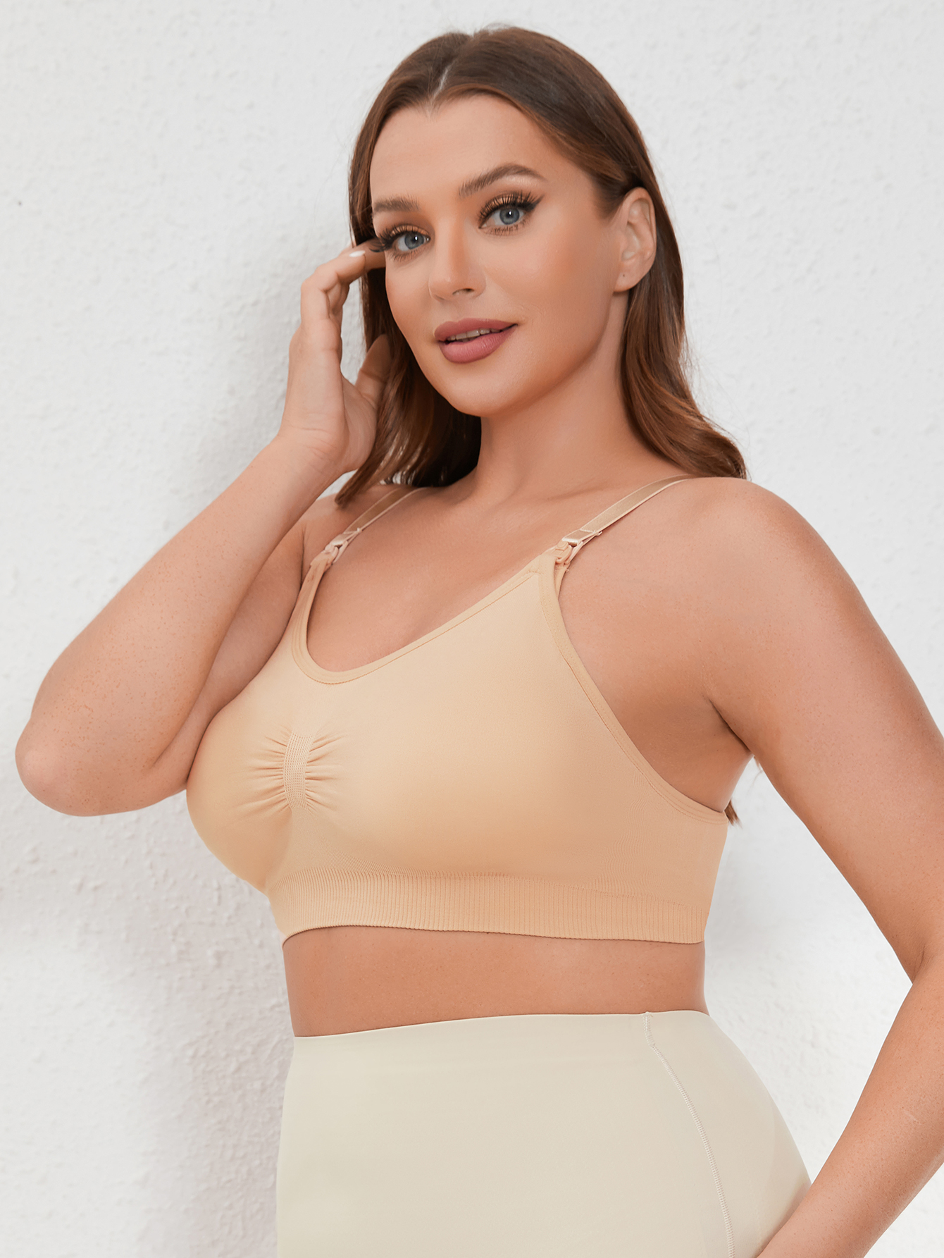 Adjustable Seamless Plus Size  - Nursing Bra Clip avis et prix