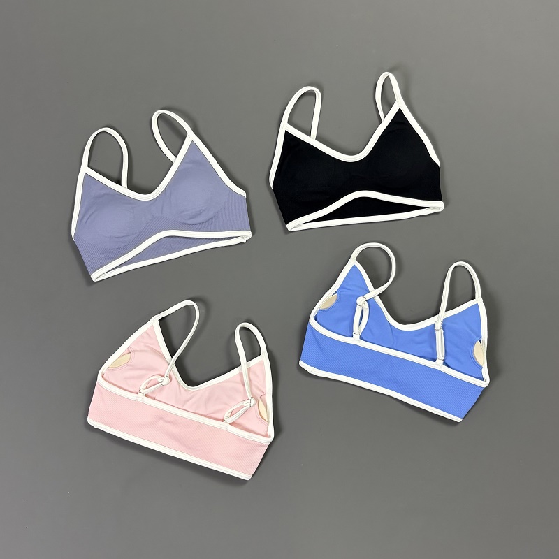 Women Contrastline Yoga Bra V  - Sports Bra Racerback avis et prix