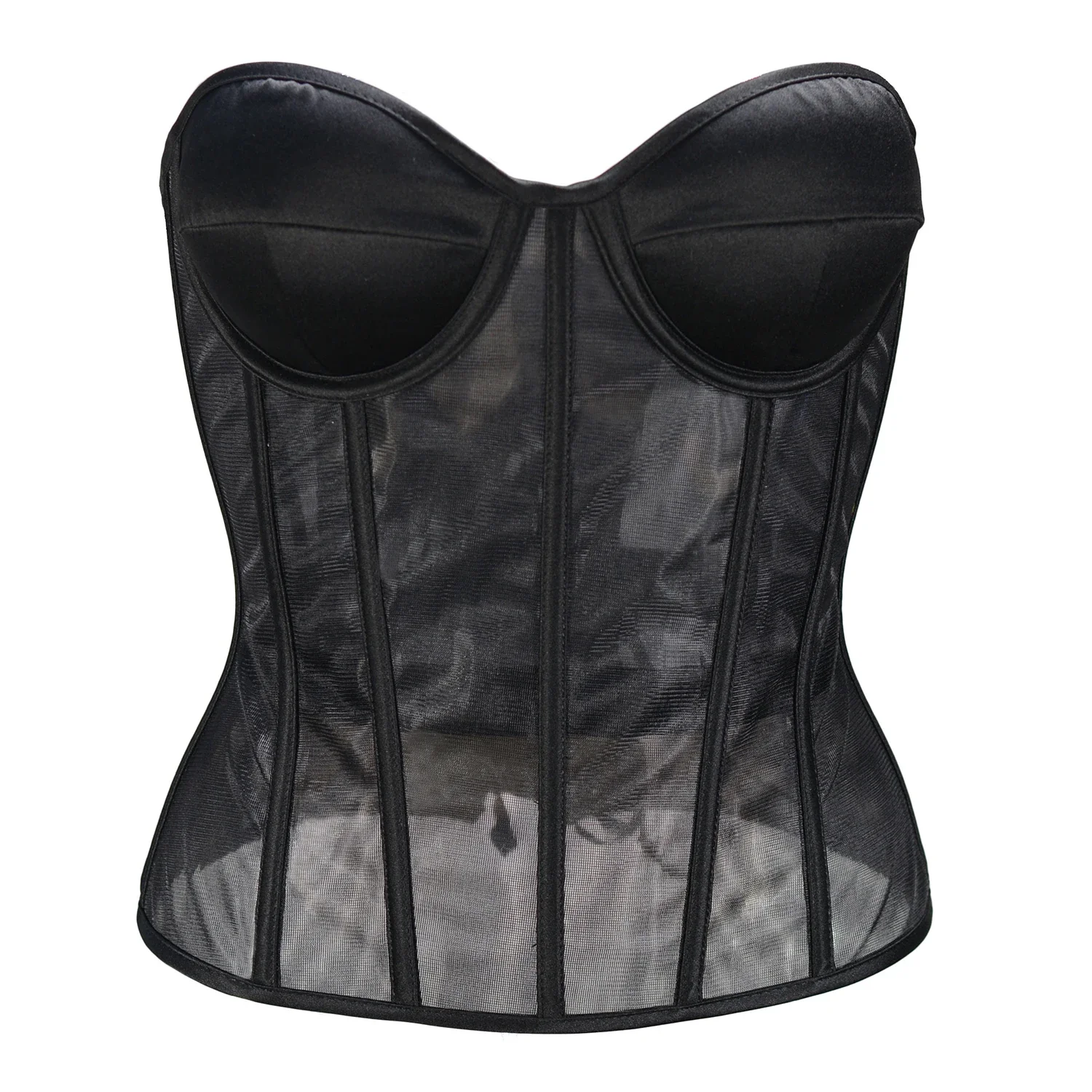 Abdominal Corset Double Layer  - Sheer Mesh Bra avis et prix