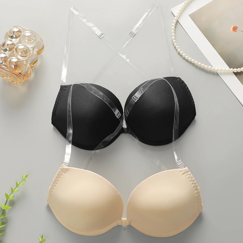Backless Front Closure Push Up - Convertible Bra Multiway avis et prix