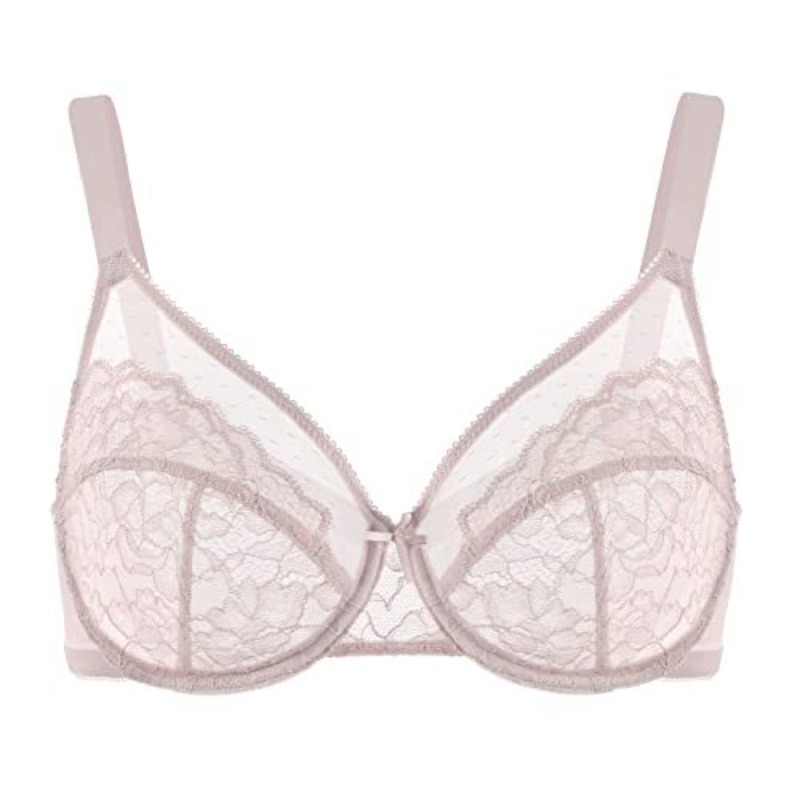 Plus Size Lace Bra French Push - Sheer Mesh Bra avis et prix