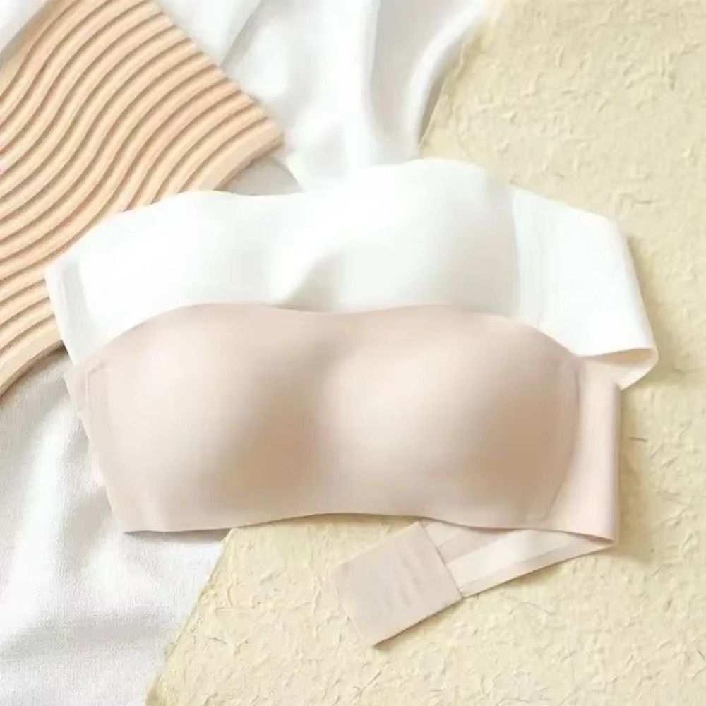 Solid Color Strapless Wrapped  - Minimizer Bra Women avis et prix