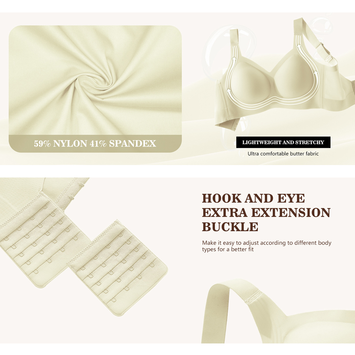 Women Wirefree Bras for Women  - Underwire Bra Padded avis et prix