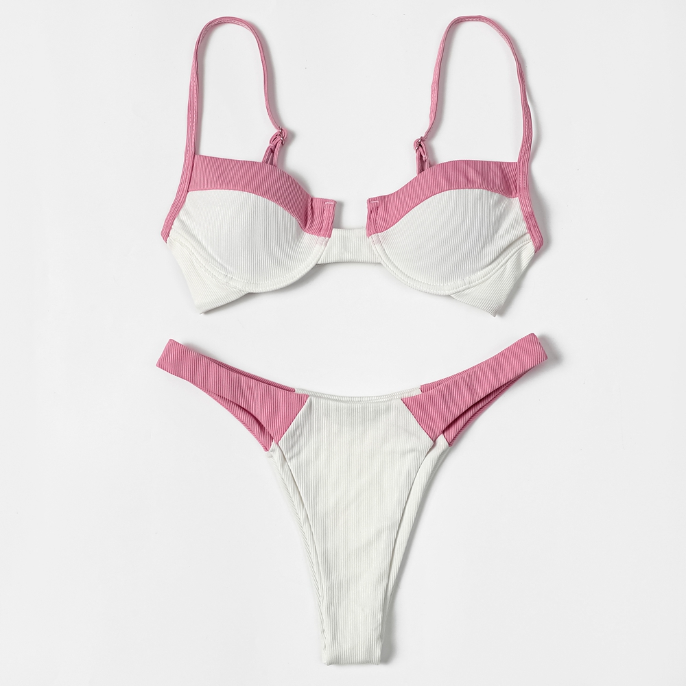 ZTVitality Ribbed Splicing Sex - Underwire Bra Padded avis et prix