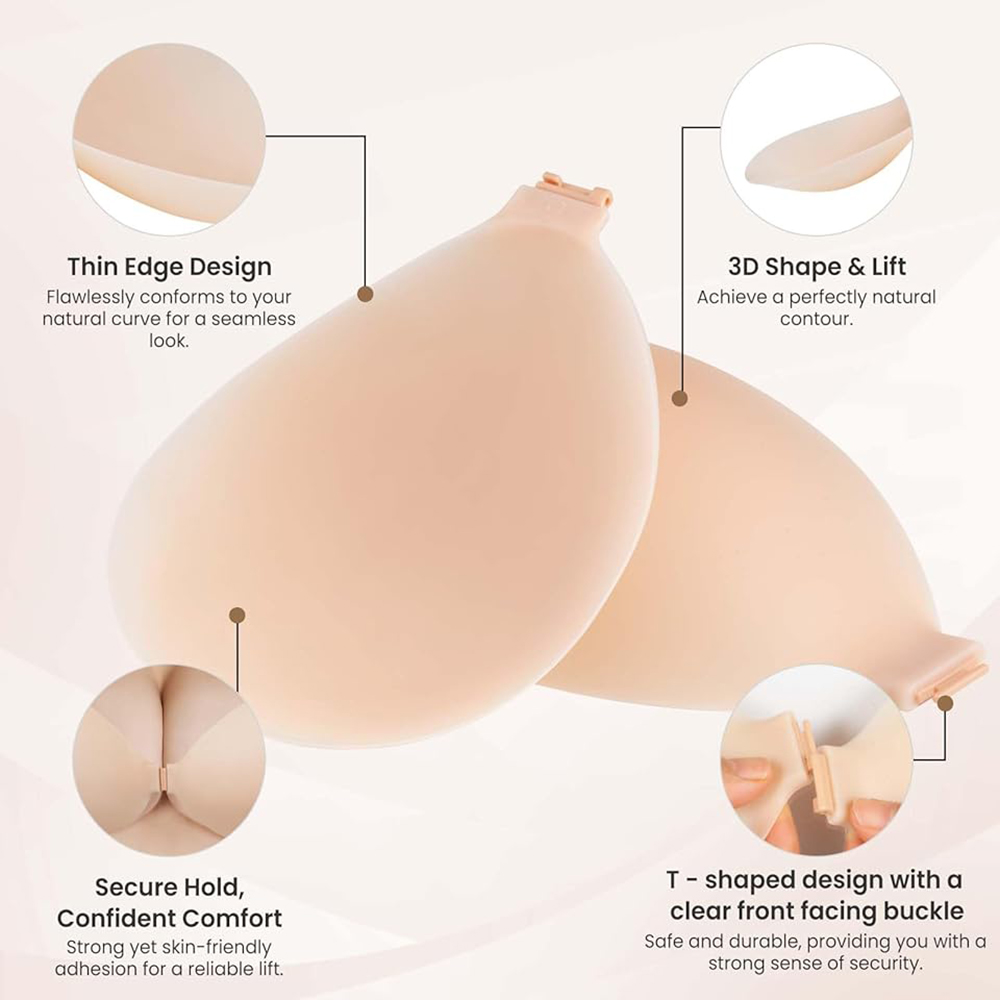 Strapless Push Up Sticky Bra P - Backless Bra Sticky avis et prix