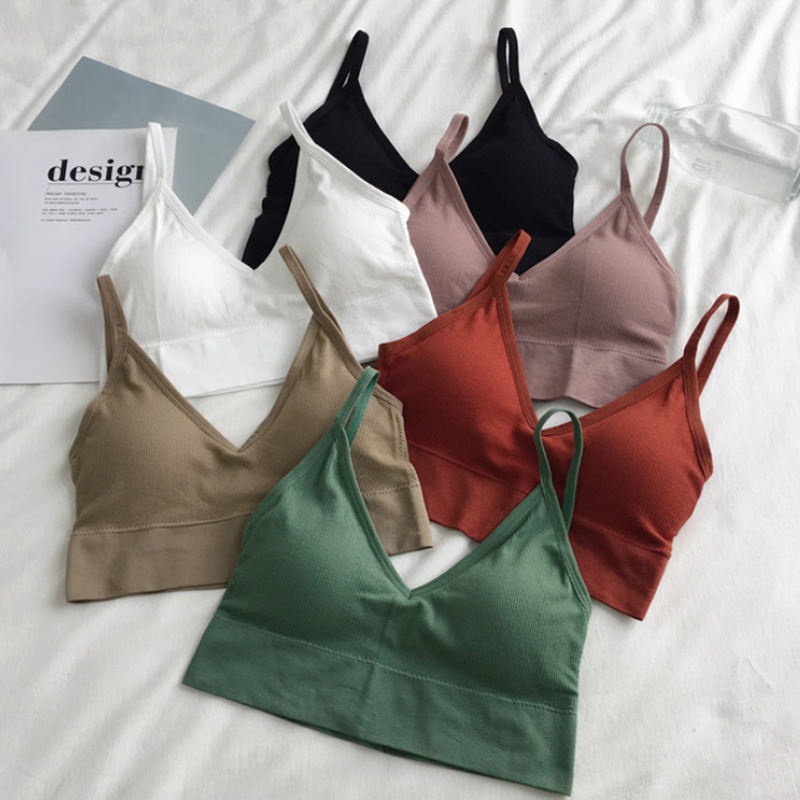 Women Sexy Crop Tops Bra Tube  - T Shirt Bra Seamless avis et prix
