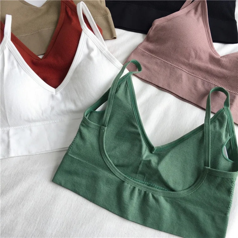 Women Sexy Crop Tops Bra Tube  - T Shirt Bra Seamless avis et prix