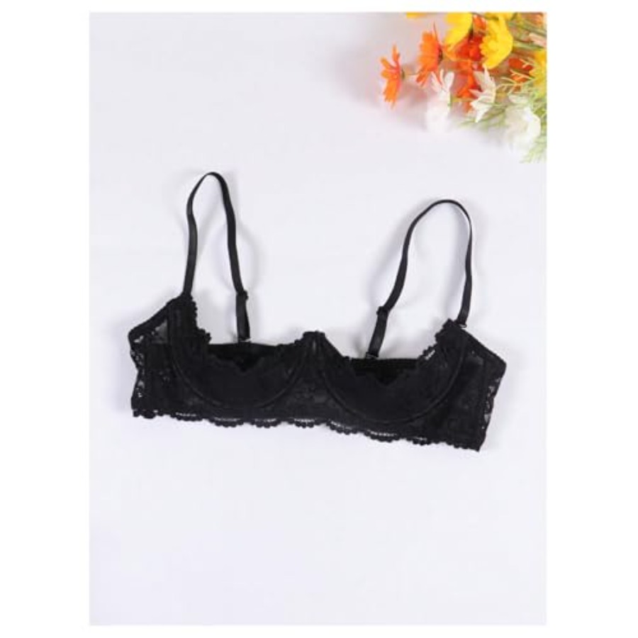 OYOANGLE Women's 1/4 Cup Lace  - Demi Bra Balconette avis et prix