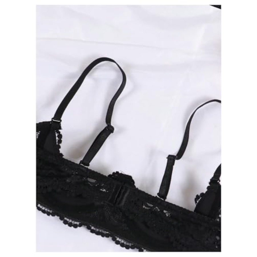 OYOANGLE Women's 1/4 Cup Lace  - Demi Bra Balconette avis et prix