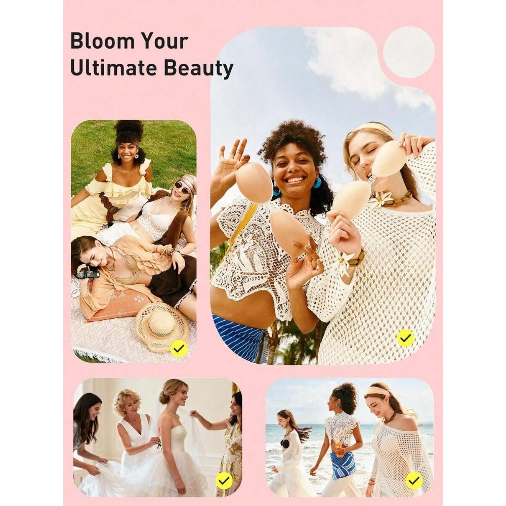 Waterproof Silicone Invisible  - Push Up Bra Silicone avis et prix
