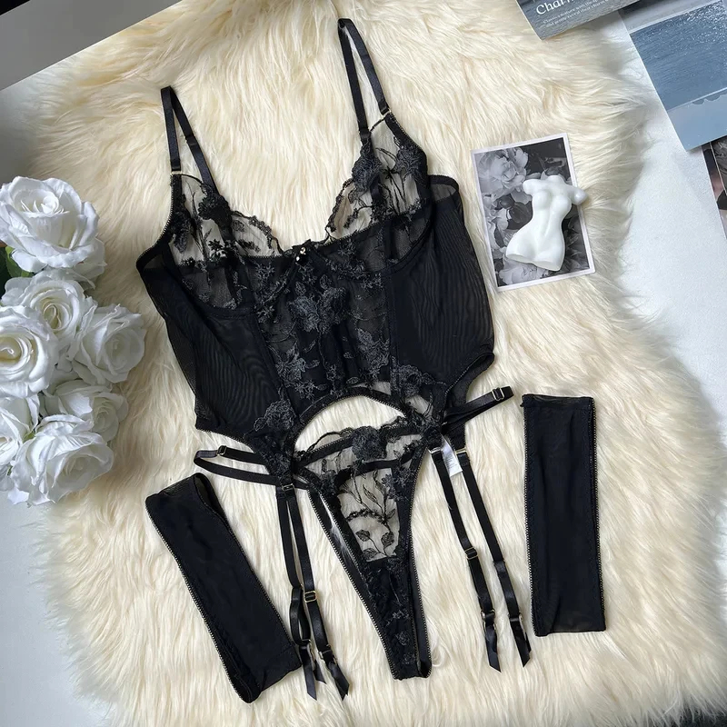 Lace Corset Sexy Sheer Mesh Br - Sheer Bra Lace avis et prix