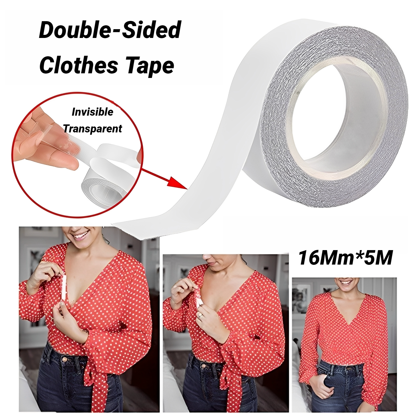 M Waterproof Dress Cloth Tape  - Strapless Bra Adhesive avis et prix