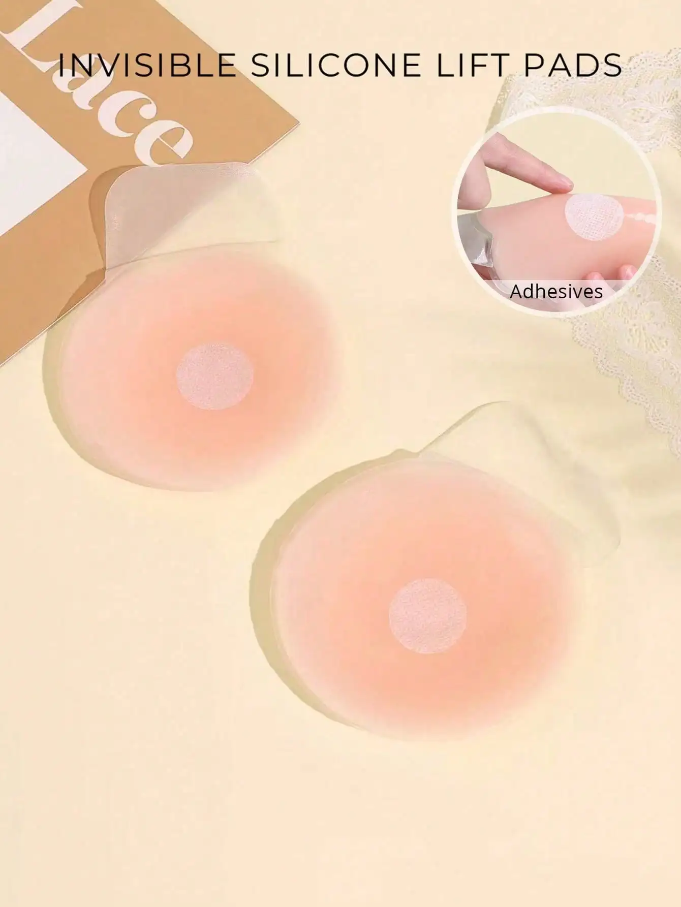 1 Pair Women's Silicone Breast - Strapless Bra Adhesive avis et prix