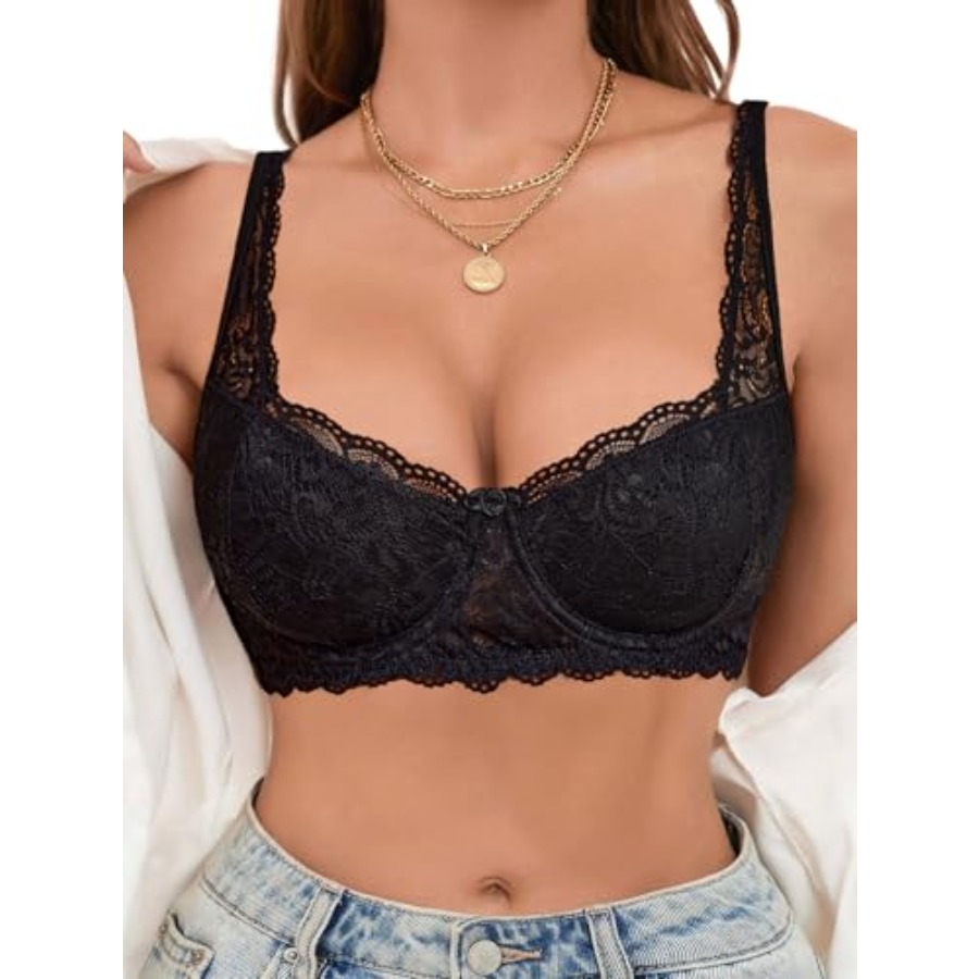 Avidlove Lace Bralettes for Wo - Demi Bra Balconette avis et prix