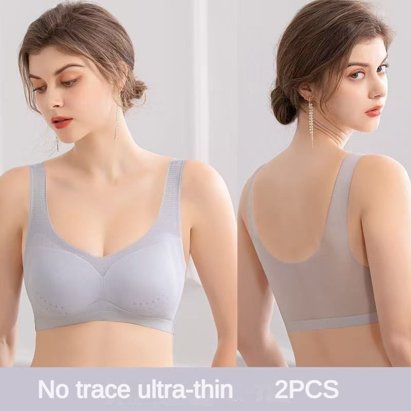 2PCS sexy bra lingerie Plus Si - Sleep Bra Bralette avis et prix