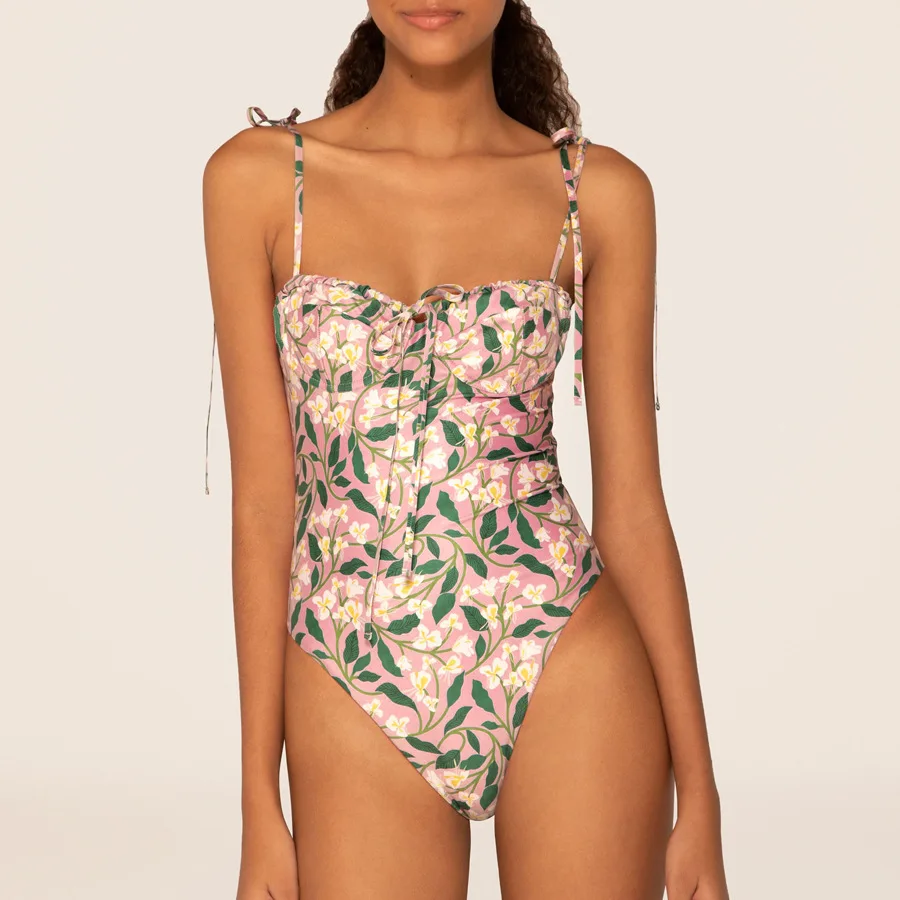 Floral Push-Up Padded Bra Ruff - Underwire Bra Padded avis et prix